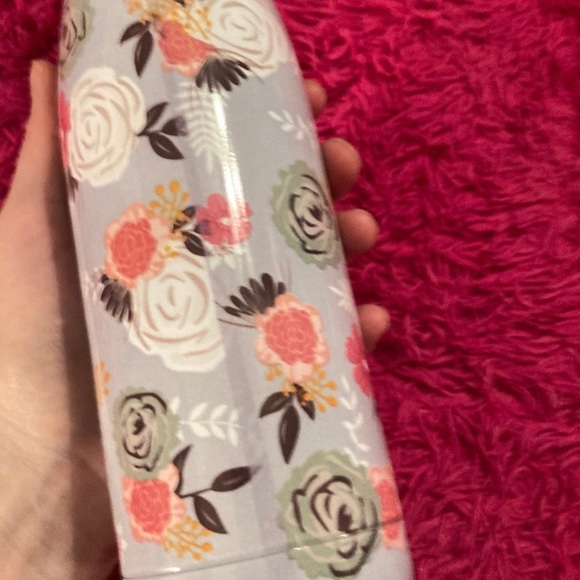 Flower Reusable Tin Water Bottle - Picture 4 of 6